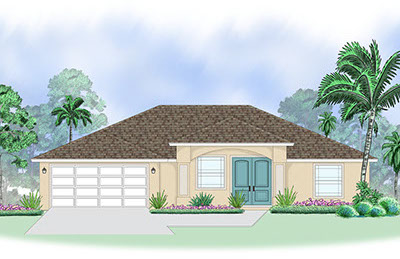 2d color elevation rendering